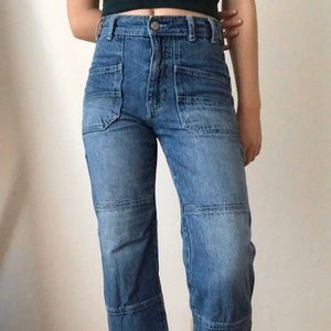 Urban Outfitters straight leg utility jeans